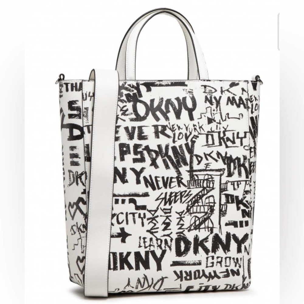 HANDBAg DKNYTilly N/S Tote R11AIM29White/Black WHB